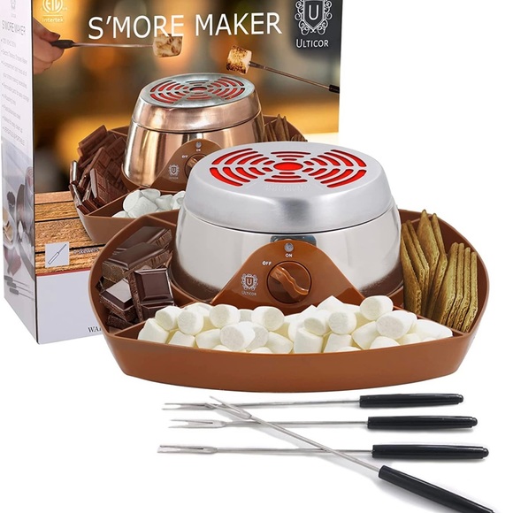 ULTICOR Electric Flameless Stainless Steel Marshmallow S'mores Maker - Picture 1 of 10